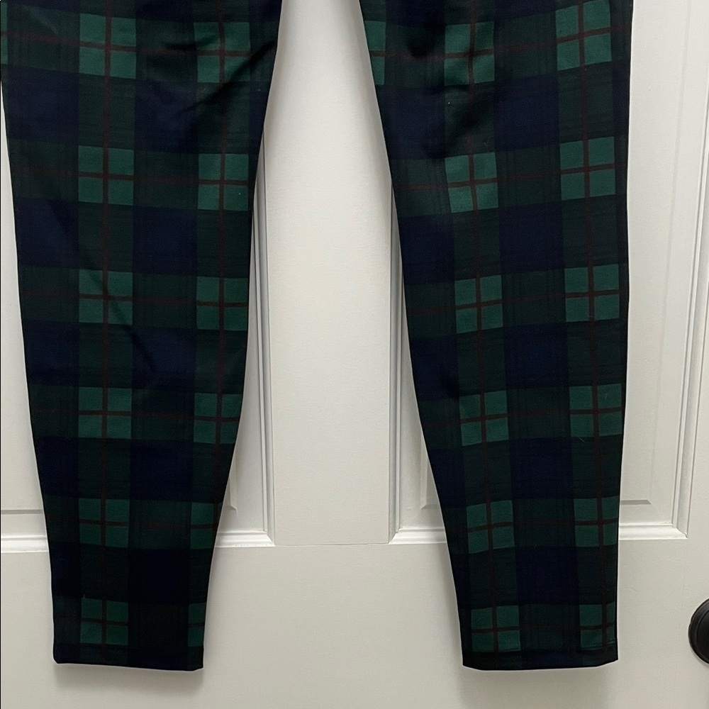 Sanctuary x Anthropologie Green Plaid Leggings - Size Medium - Picture 14 of 16